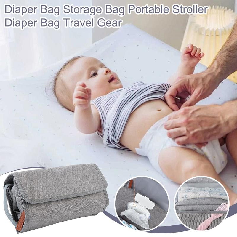 Backpack Diaper Bag - Küçük Bebek Bezi Kese Katlanabilir Taşınabilir