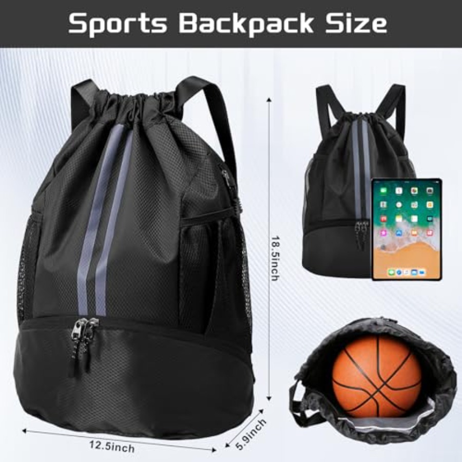 Ayakkabı Bölmeli Spor İpli Sır - Drawstring Gym Bag incelemesi ve fiyatı